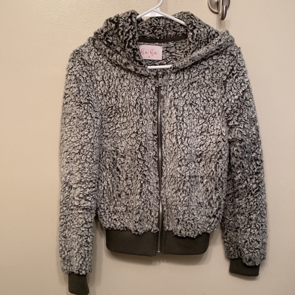 HaHa Fuzzy Jacket